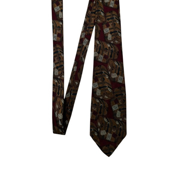 Polo by Ralph Lauren New York Cairo Print Silk Men's Neck Tie Size 4 x 59 - Picture 3 of 17